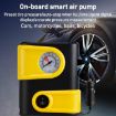 LD-1610 Yellow Car Portable Smart Electric Mini Air Pump - 2