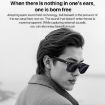 Yesido IO35 Smart Music Glasses, IP54 Waterproof, BT Call, Black - 3