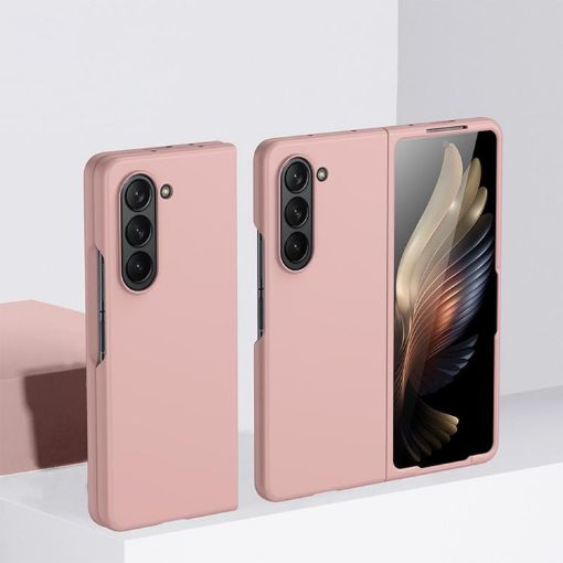 Samsung Galaxy Z Fold7 Shockproof Pink Ultra-thin Phone Case - 1