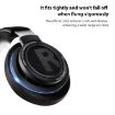 Protein Leather Flannel Earpads for Philips SHP9500 (1 Pair, Black) - 5