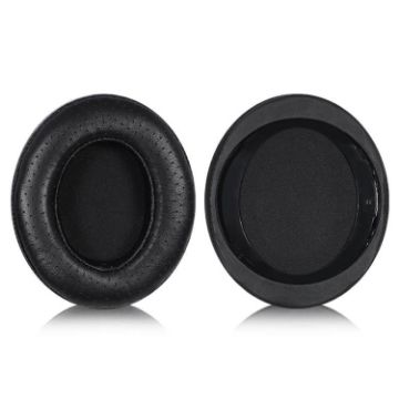 2 Pack Black Lambskin Earphone Earpads for Philips SHP9500 - 1