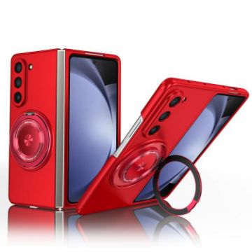 Samsung Galaxy Z Fold5 Red MagSafe Rotation Holder Case - 1