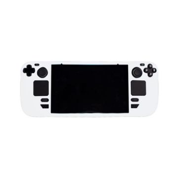 Steam Deck Game Console White Silicone Protective Case - 1