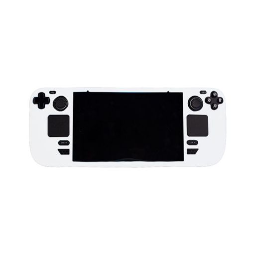 Steam Deck Game Console White Silicone Protective Case - 1