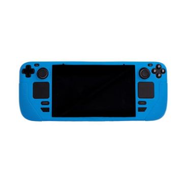 Silicone Protective Case for Steam Deck Console (Blue) - 1