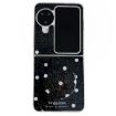 OPPO Find N2 Flip Black Glitter Phone Case with Holder - 1