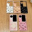 OPPO Find N2 Flip Black Glitter Phone Case with Holder - 6