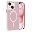 iPhone 15 Plus Pink MagSafe Case with Metal Lens Frame - 1