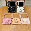 Huawei Pura X Glitter Dots Phone Case with Holder - Gold - 6