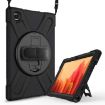 Samsung Galaxy Tab A7 360 Rotation Protective Case with Holder (Black) - 2