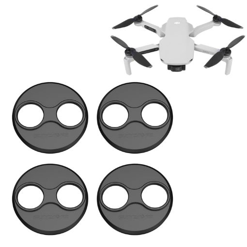 Sunnylife Aluminum Motor Cover for DJI Mini 3 Pro/Mavic Mini (Black) - 1