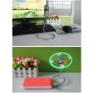 Flexible USB LED Fan with Time Display, DC 5V Mini Clock Light - 6