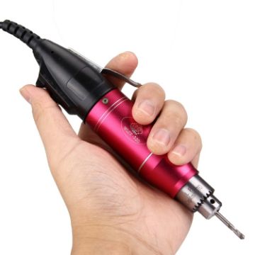 WLXY WL-320 Mini Electric Grinder, 110V-240V, US Plug (Magenta) - 1