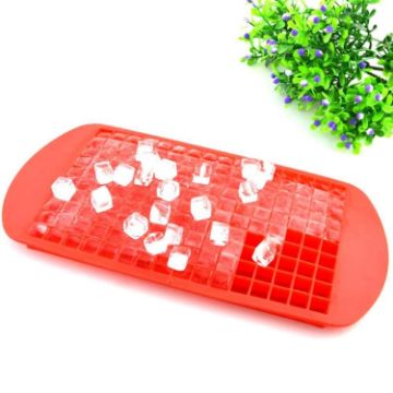 Silicone 160 Square Cube Ice Trays, 1cm Small Lattice Size - 1