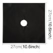 Ultra-thin Gas Furnace Protective Pad, 27*27cm, 0.12mm (Black) - 2