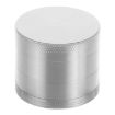 Silver 40mm Zinc Alloy Herb Grinder - Mini 4-Layer Tobacco Crusher - 2