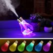 400ML Silver Bulb Shape Aromatherapy Humidifier with Colorful Light - 1