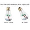 400ML Silver Bulb Shape Aromatherapy Humidifier with Colorful Light - 6