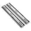 14" Mute Stainless Steel 3-Section Ball Drawer Slides, 35cm Length - 2