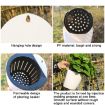 Self-Watering Wall Planters - Blue, 11x8x10.5cm Resin Pots - 4