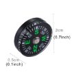 20 PCS 20mm Outdoor Camping Hiking Plastic Compass, Random Color - 4