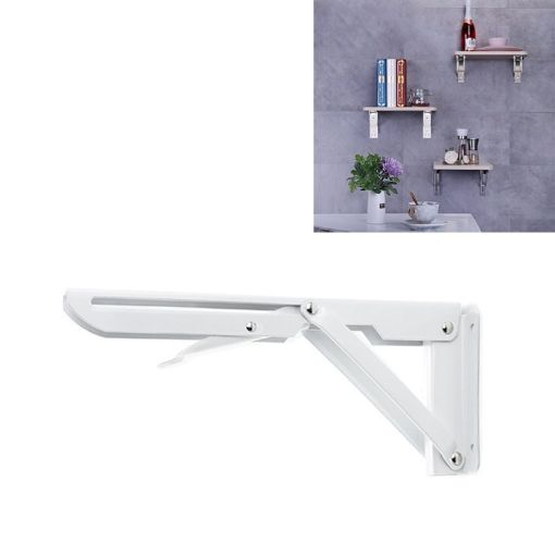14" Wall-Mounted Foldable K-Shaped Dining Table Storage Shelf - 1