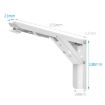 Foldable 12" Wall-mounted Spring Shelf for Dining Table Storage - 2