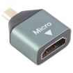 Gold-Plated Micro HDMI Male to HDMI Female Adapter - 1