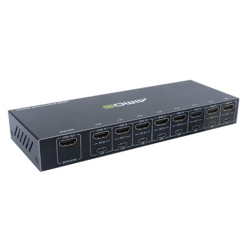 AIMOS 8-Port HDMI KVM Switch AM-KVM801 - 1