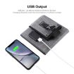 HAWEEL 14W Ultrathin Foldable Solar Charger, 5V/2.2A USB, QC3.0, AFC - 5