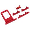 iPhone 11 Red SIM Card Tray + Side Key - 4