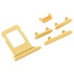 iPhone 11 Yellow SIM Card Tray & Side Key Kit - 4