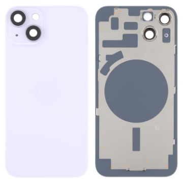 iPhone 14 Purple Back Housing Cover with Camera Lens - 1