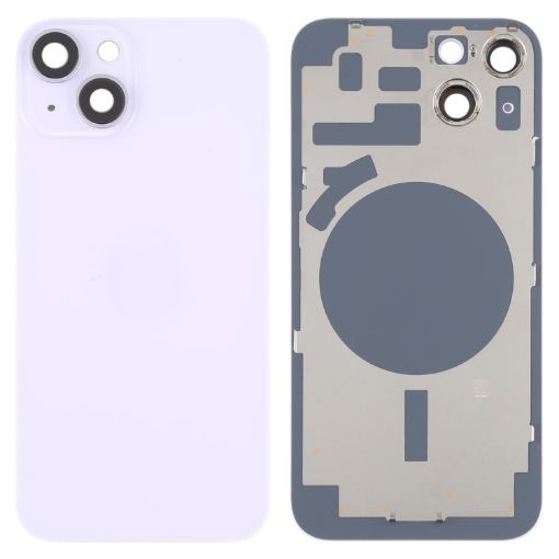iPhone 14 Purple Back Housing Cover with Camera Lens - 1