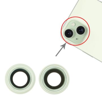 iPhone 15/15 Plus Camera Lens Cover Set (Green) - 1