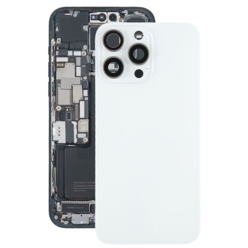 iPhone 15 Pro Max Battery Back & Lens Cover + MagSafe (White) - 1