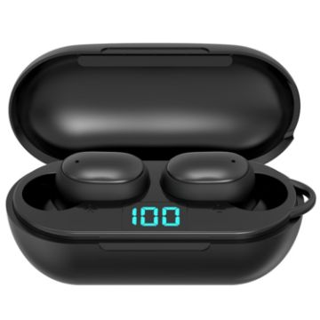 H6 TWS Bluetooth 5.0 Earphone with Display & Charging Box - 1