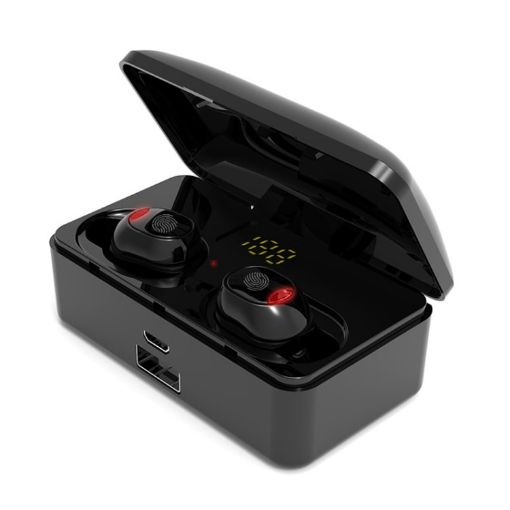 G10 TWS Wireless Earphones with Charging Box & HD Call (Black) - 1