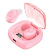 XG-8 TWS Touch Bluetooth Earphone with Magnetic Charging Case Pink - 2