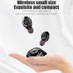 XG-8 TWS Touch Bluetooth Earphone with Magnetic Charging Case Pink - 6