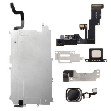 iPhone 6 LCD Repair Kit: 6 in 1 Accessories Set (Black) - 1