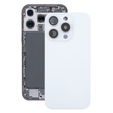 iPhone 16 Pro Max Glass Battery Back Cover + MagSafe (White) - 1