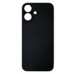 iPhone 16 Black Glass Back Cover with Large Camera Hole Replacement - 2