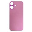 iPhone 16 Pink Glass Back Cover  Easy Replacement, Big Camera Hole - 2