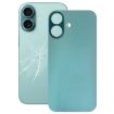 iPhone 16 Green Glass Back Cover with Large Camera Hole Replacement - 1