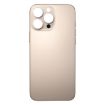 iPhone 16 Pro Gold Glass Back Cover with Large Camera Hole - 2