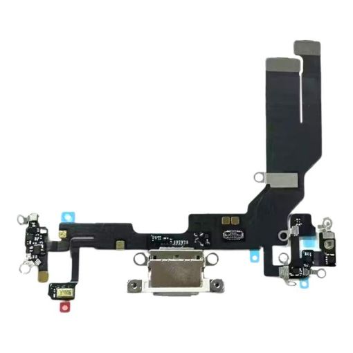 Original Flex Cable for iPhone 16e Charging Port (White) - 1