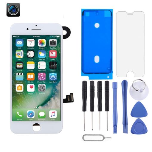 iPhone 7 White TFT LCD Screen with Front Camera - 1
