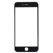 iPhone 7 Black Front Glass Lens & LCD Bezel Frame - 1