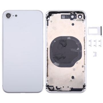 iPhone 8 Silver Back Housing Cover - 1